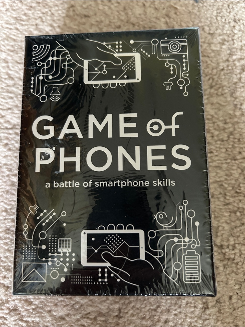 Game of Phones Party Card Game - Black & White